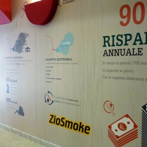 Allestimento del punto vendita Zio Smoke